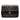 Black Chanel Mini Square Lambskin Straight Single Flap Crossbody Bag