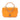 Orange Chanel Mini Quilted Caviar Carry Around Flap Satchel
