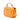Orange Chanel Mini Quilted Caviar Carry Around Flap Satchel
