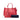 Red Prada Medium Saffiano Cuir Double Satchel - Designer Revival