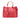 Red Prada Medium Saffiano Cuir Double Satchel - Designer Revival