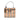 Brown Burberry Haymarket Check Canvas Vanity Bag