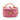 Pink Chanel Mini CC Quilted Lambskin Pearl Top Handle Vanity Case with Chain Satchel