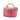 Pink Chanel Mini CC Quilted Lambskin Pearl Top Handle Vanity Case with Chain Satchel