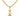Gold Chanel CC Gold Plated Double Chain Clover Pendant Necklace
