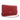 Red Chanel CC Embossed Lambskin Camellia Wallet On Chain Crossbody Bag