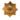 Gold Chanel CC Gold Plated Starburst Brooch
