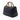 Black Gucci Medium Calfskin Bamboo Shopper Boston Bag Satchel