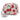 White Saint Laurent Baby Calfskin Monogram Cherry Printed Lou Camera Bag