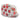 White Saint Laurent Baby Calfskin Monogram Cherry Printed Lou Camera Bag
