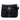 Black Prada Saffiano Trimmed Tessuto Buckle Messenger Bag
