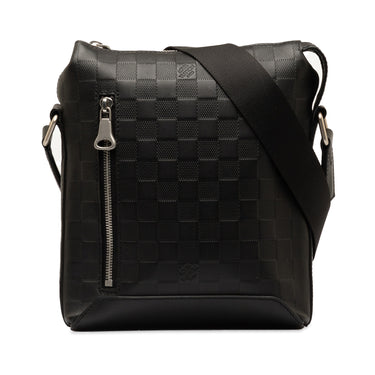 Black Louis Vuitton Damier Infini Discovery Messenger BB Crossbody Bag
