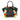 Black Fendi Mini Leather Pom Pom 3Jours Satchel