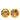 Gold Chanel CC Gold Plated Round Clip On Earrings