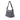 Gray Fendi Zucchino  Canvas Double Flap Mamma Shoulder Bag