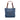 Blue Chanel Small CC Stitched Denim Tote