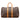 Brown Louis Vuitton Monogram Keepall 45 Travel Bag