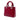 Red Dior Medium Patent Cannage Lady Dior Satchel