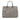 Gray Prada Large Saffiano Lux Galleria Double Zip Satchel