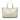 White Gucci Guccissima Abbey D Ring Tote
