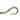 Brown Hermès Leather and Palladium Plated Jumbo Hook Double Tour Bracelet