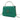 Green Chanel Mini CC Quilted Caviar Top Handle Flap with Chain Satchel