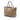 Beige Gucci GG Canvas Heart Bit Tote