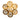Gold Chanel CC Gold Plated Flower Brooch