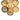 Gold Chanel CC Gold Plated Flower Brooch
