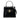 Black Gucci Calfskin Lady Lock Satchel