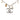 Silver Chanel CC Brass and Gold Plated Faux Pearl Lucky Charm Necklace