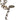 Silver Chanel CC Brass and Gold Plated Faux Pearl Lucky Charm Necklace