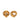 Gold Chanel CC Gold Plated Round Clip On Earrings