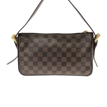 Brown Louis Vuitton Damier Ebene Ravello GM Shoulder Bag - Designer Revival