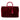 Red Chanel CC Quilted Velvet Top Handle Bag