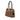 Beige Fendi Zucchino Canvas Shoulder Bag