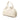 White Louis Vuitton Epi Bowling Montaigne GM Handbag