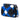 Blue Chanel Printed Nylon Airlines Pouch