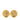 Gold Chanel CC Gold Plated Resin Button Clip on Earrings - Designer Revival
