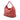 Red Bottega Veneta Large Intrecciato Trimmed Washed Cervo Deerskin Hobo