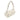White Gucci Mini Leather Blondie Barrel Shoulder Bag - Designer Revival