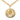 Gold Chanel CC Gold Plated Medallion Lion Crest Pendant Necklace