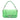 Green Fendi Zucca Embossed Stitched Leather Baguette Satchel - Designer Revival