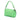 Green Fendi Zucca Embossed Stitched Leather Baguette Satchel - Designer Revival