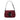 Red Fendi Mini Zucchino Canvas Mamma Forever Shoulder Bag