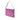 Purple Bottega Veneta Satin Embroidered Butterflies Shoulder Bag