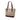 Beige Burberry House Check Canvas Tote