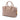 Beige Prada Saffiano Lux Bauletto Satchel
