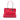Red Dior Large Patent Cannage Lady Dior Soft Shopping Tote