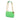 Green Fendi Zucca Embossed Leather Chain Midi Baguette Shoulder Bag - Designer Revival